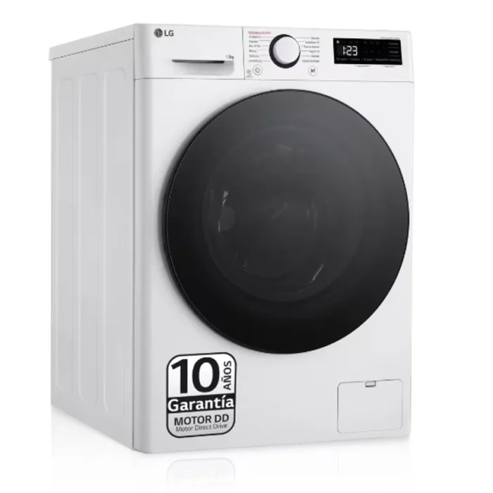 Lavadora LG F4WR6013AGW (13 kg - 1400 rpm - Blanco)