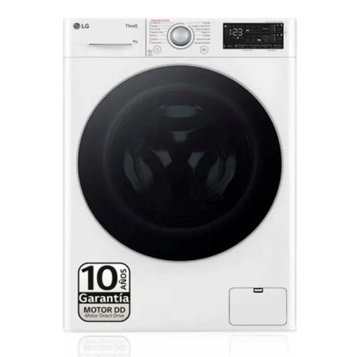 Lavadora LG F4WR5509A1W (9 kg - 1400 rpm - Blanco)